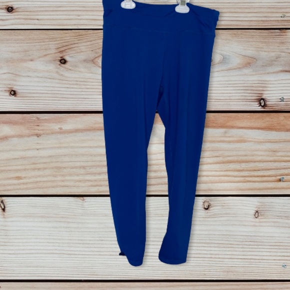 Royal blue leggings with pockets - Picture 3 of 5
